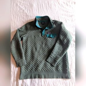 Patagonia women's cotton quilt snap pullover